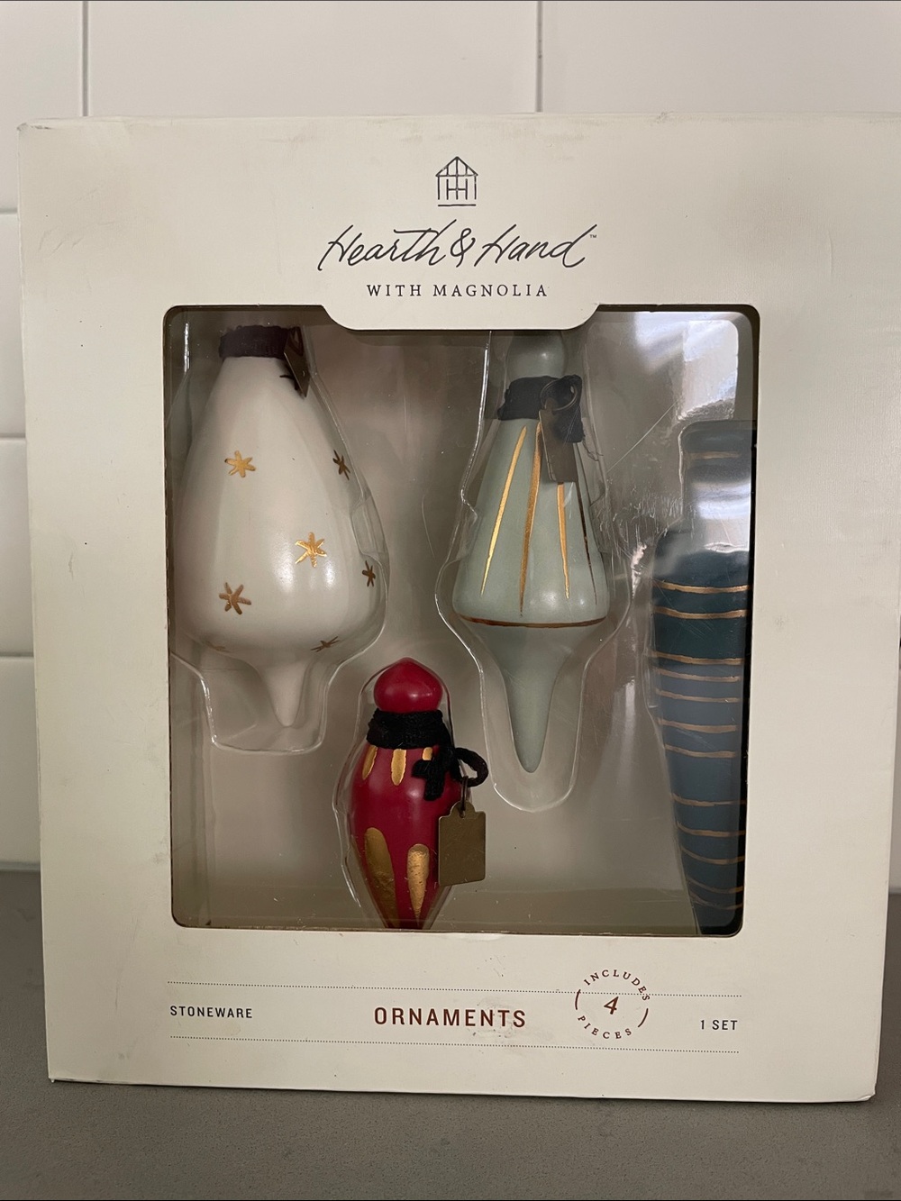 Hearth & Hand Stoneware Ornaments